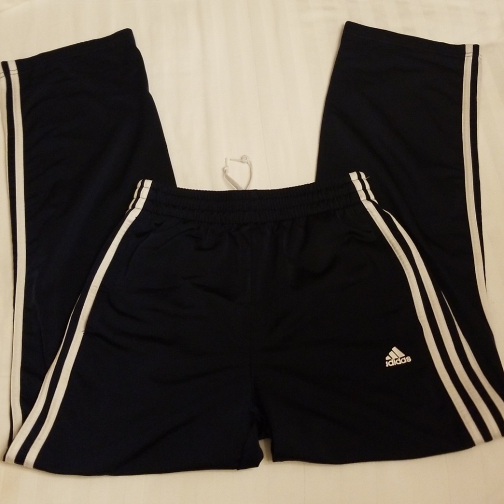 Addidas Boys Navy Track Pant size L14/16